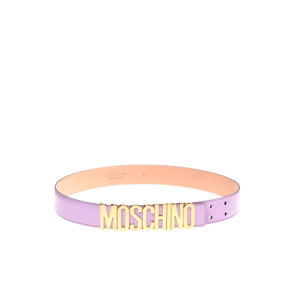 Moschino logo belt